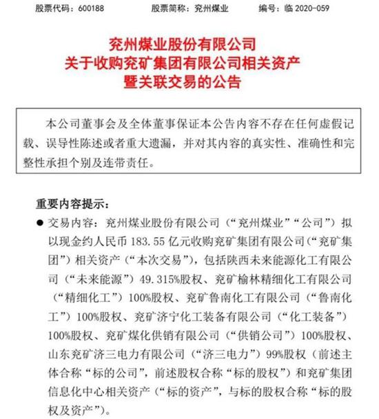 煤化工上市公司龍頭股